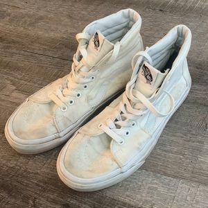 White High Top Vans